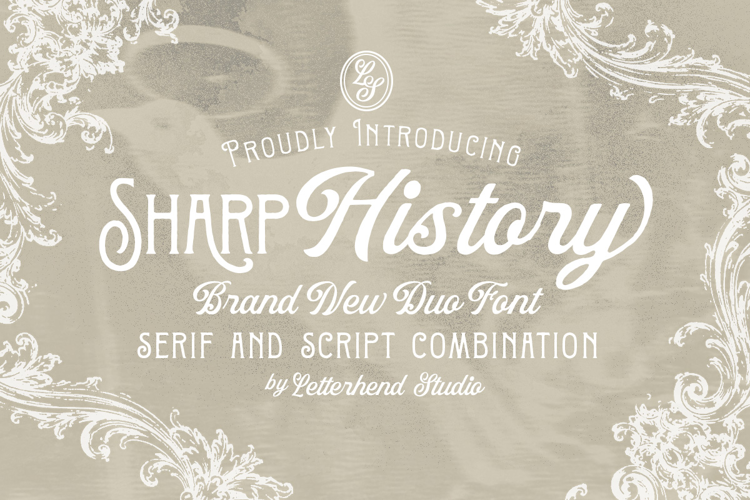 Preview of Sharp History Med Font