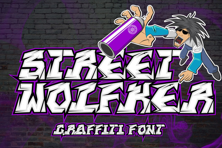 Preview of STREET WOLFKER Font