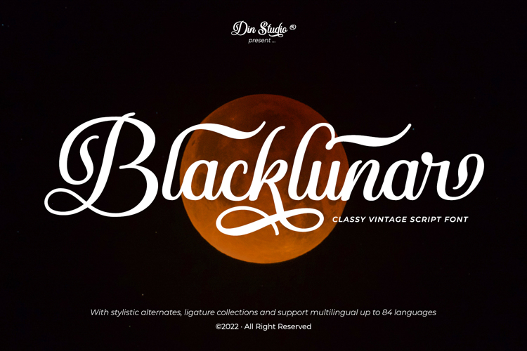 Blacklunar Font