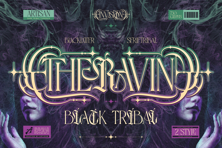 Preview of Theravin Font