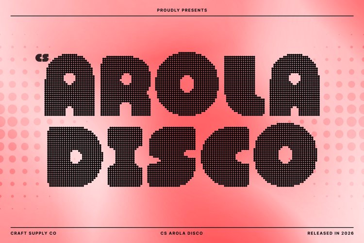 Preview of CS Arola Disco Font