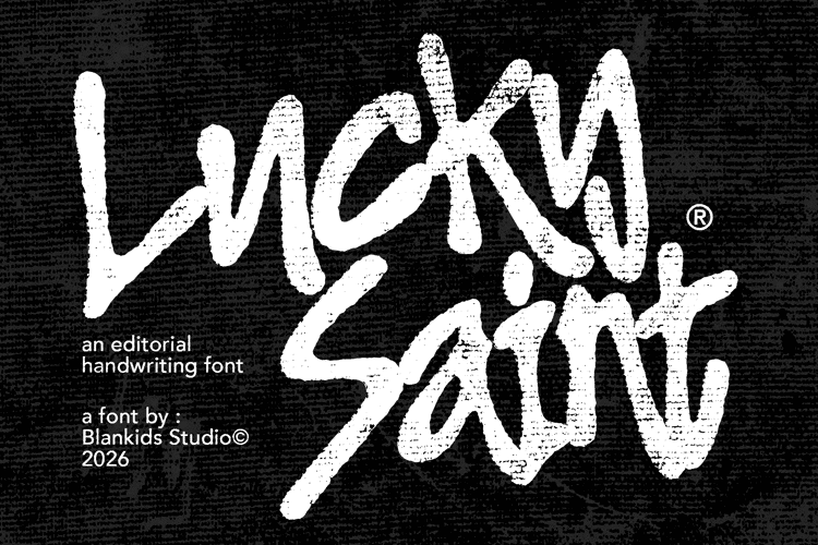 Preview of Lucky Saint Font