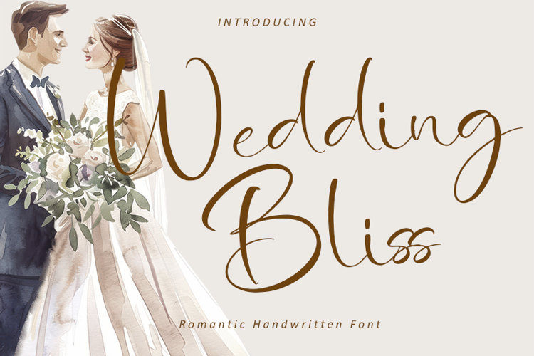 Preview of Wedding Bliss Font