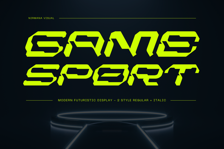 Preview of Game Sport Font