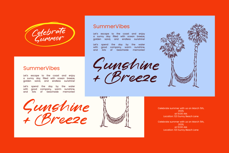 Preview of Golden Petals Font