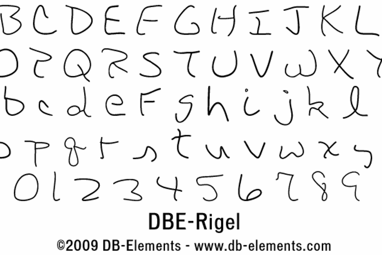 DBE-Rigel Font