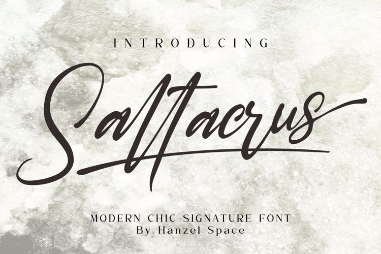 Preview of Saltacrus Font