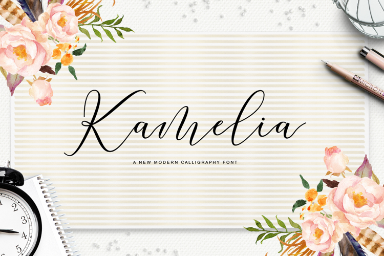 Kamelia Script Font