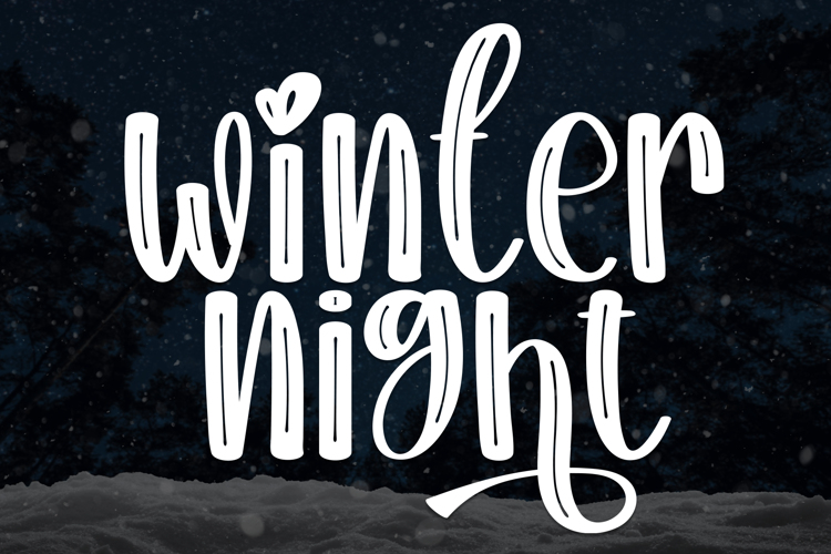 Winter Night Font