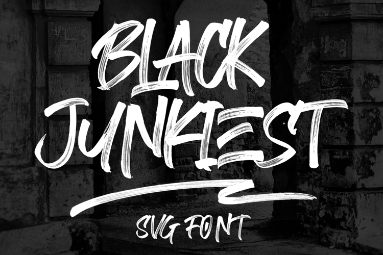 Black Junkiest Font