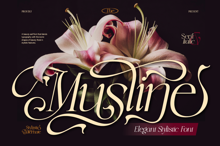 Preview of Musline Font