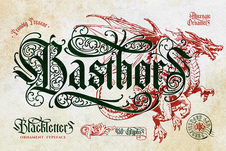 Preview of Basthor Font