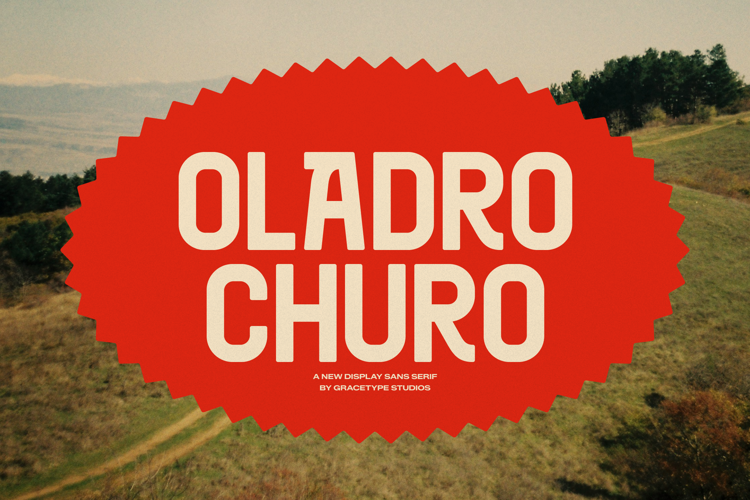 Preview of Oladro Churo Font