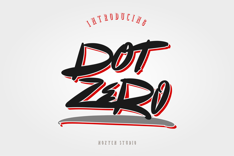 Dot Zero Font