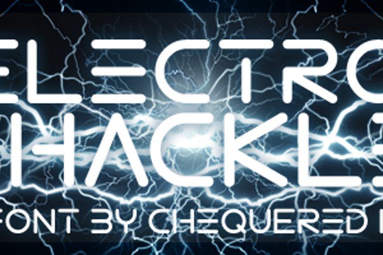 Electro Shackle Font