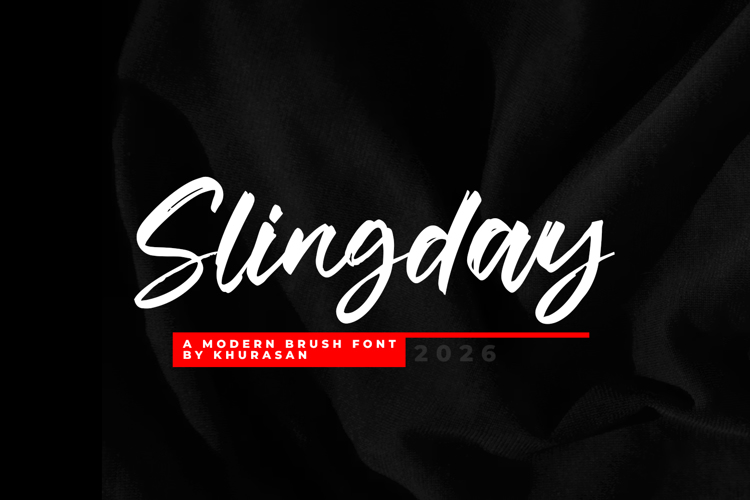 Preview of Slingday Font