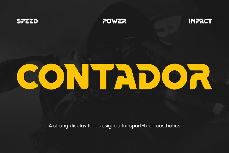 Preview of CONTADOR Font