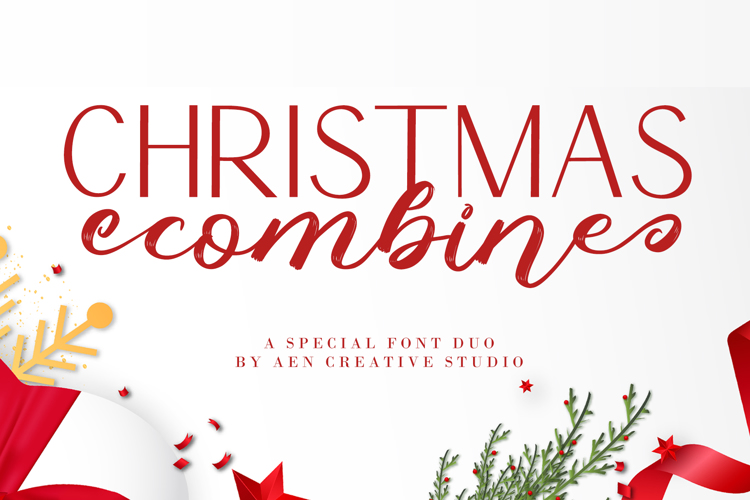 Christmas Combine Sans Font