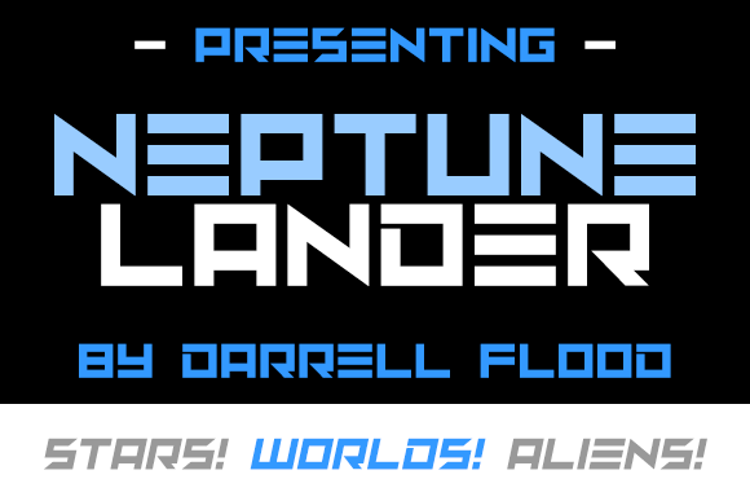 Neptune Lander Font