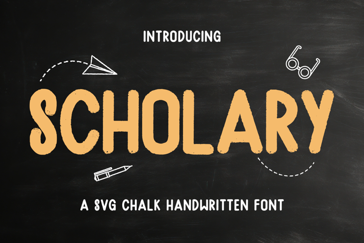 Preview of CF Scholary Font