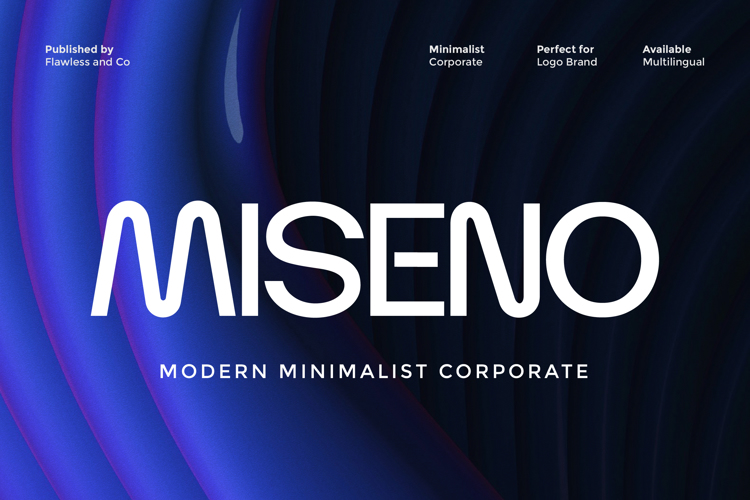 Preview of MISENO Font