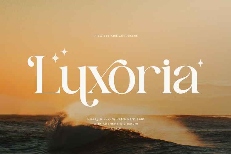 Preview of LUXORIA Font