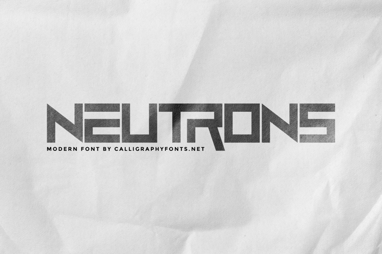 Neutrons Font