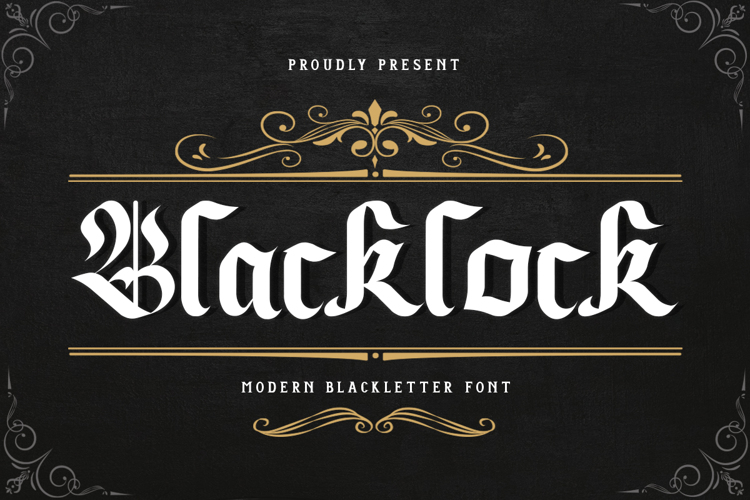 Blacklock Font