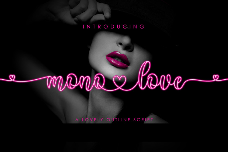 Preview of Monolove Swash Font