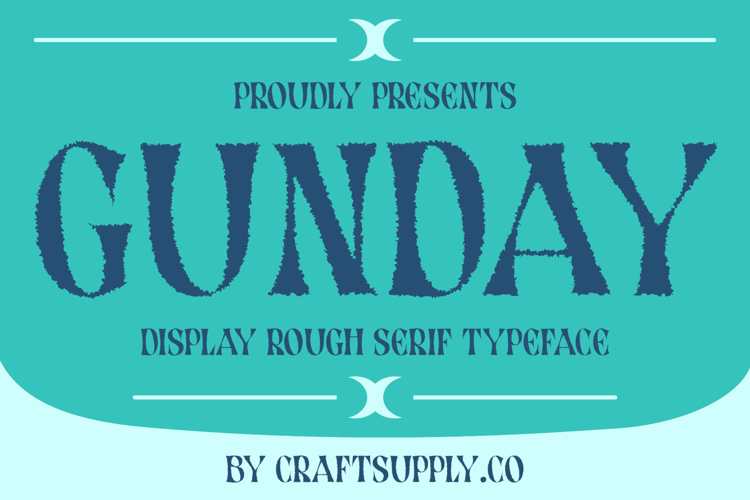 Gunday Rough Font