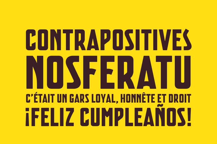 Preview of Madrague Font