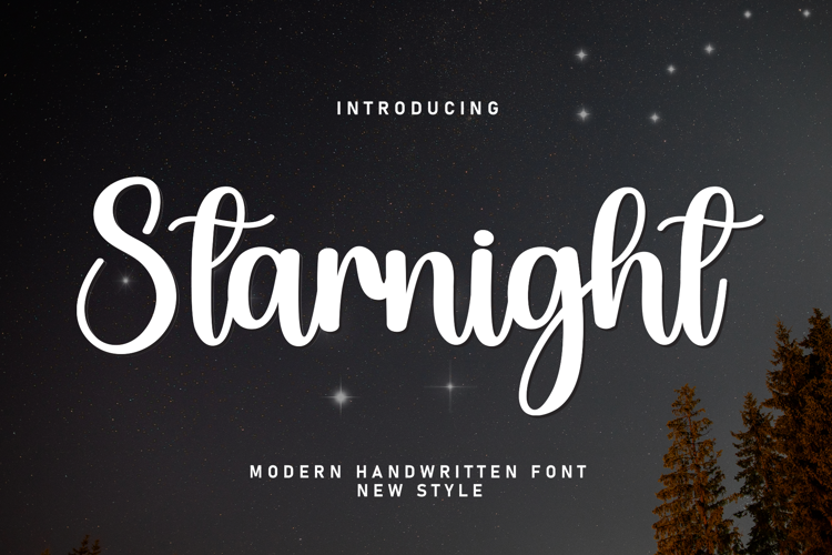 Preview of Starnight Font