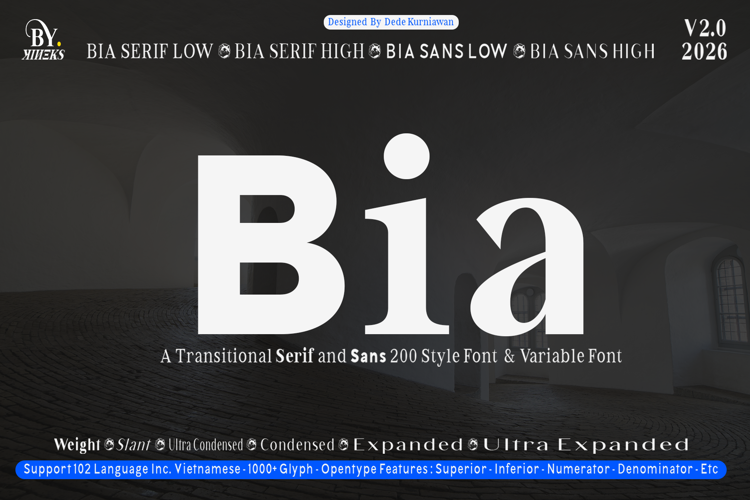 Preview of Bia Font