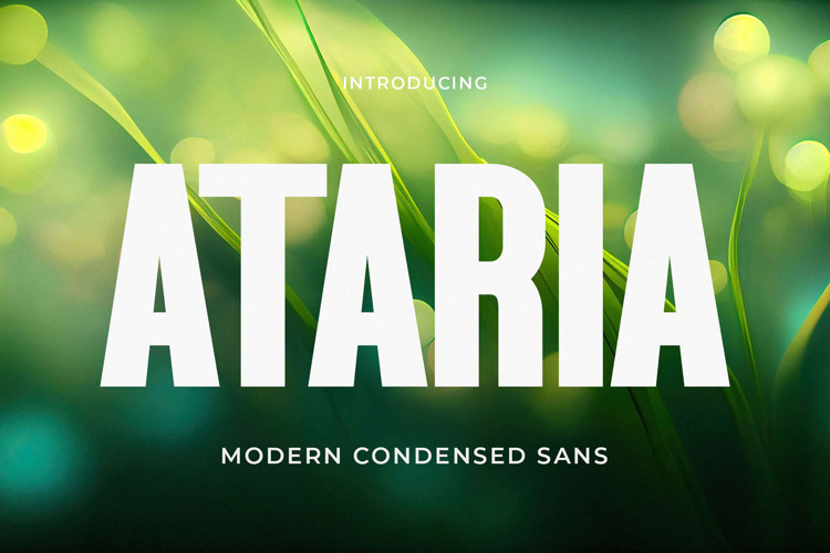 Preview of Ataria Font