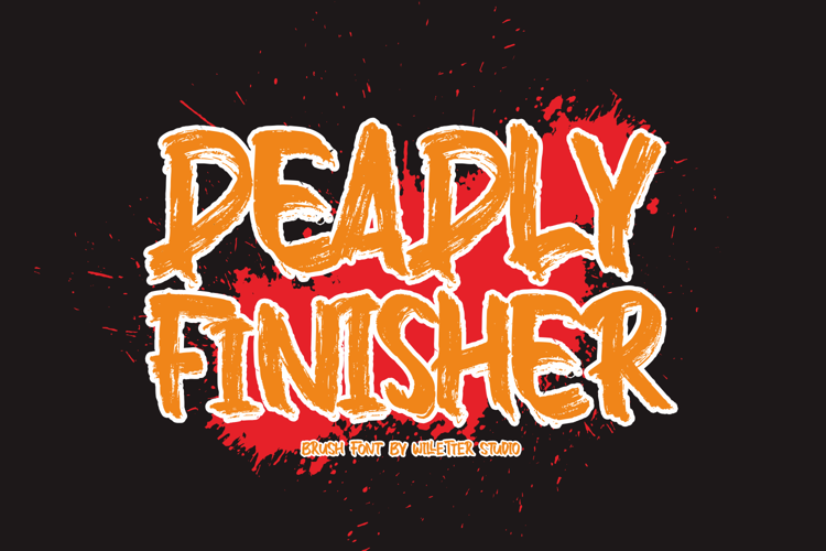 DEADLY FINISHER Font