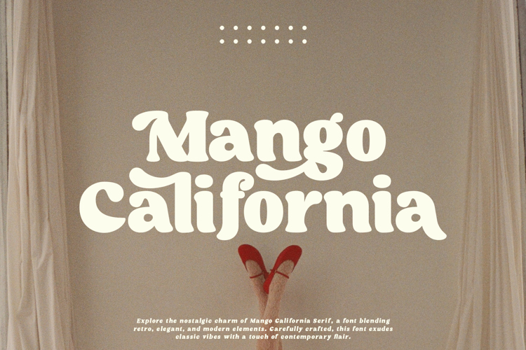 Preview of Mango California Font