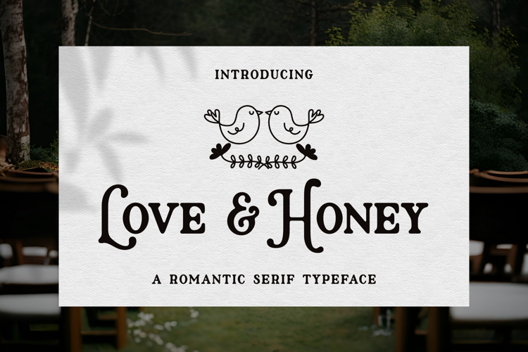 Preview of Love And Honey Font