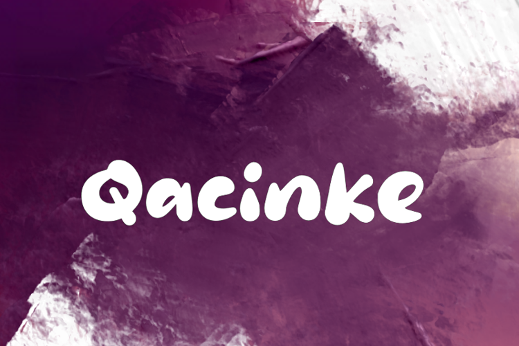 Qacinke Font