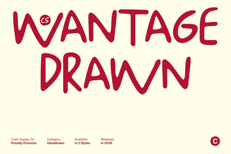 Preview of CS Wantage Drawn Font