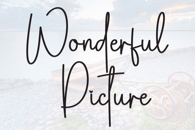 Wonderful Picture Font