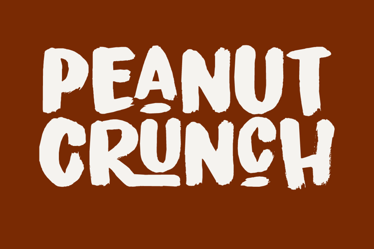 Peanut Crunch DEMO Font