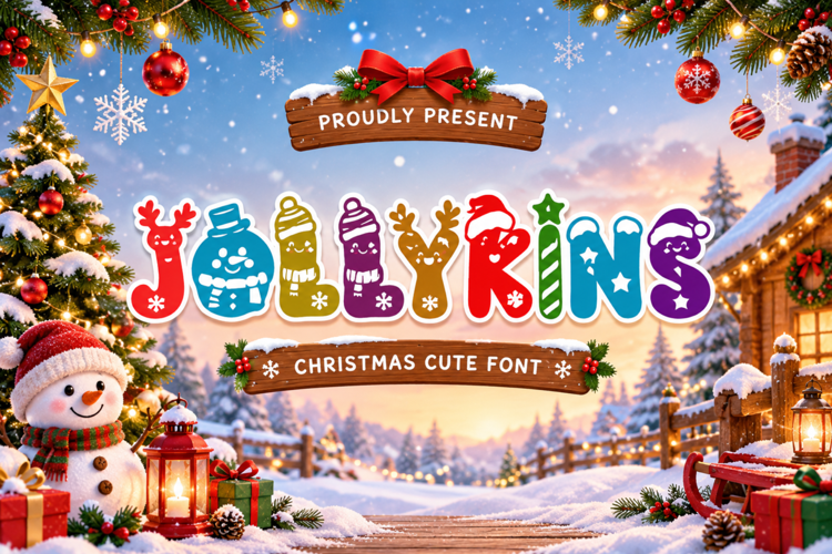 Preview of Jollykins Font