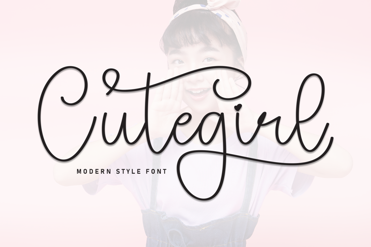 Preview of Cutegirl Font