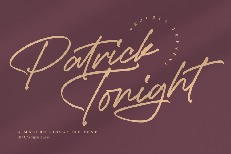 Patrick Tonight Font