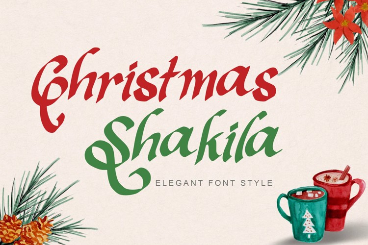 Christmas Shakila - 1 Font