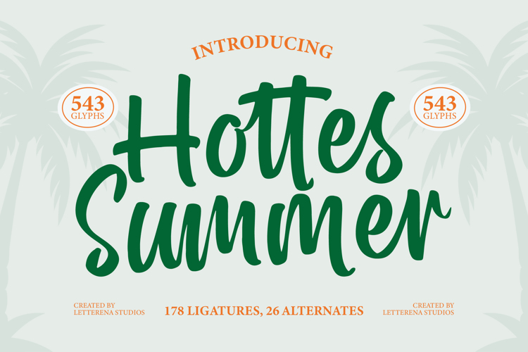 Hottes Summer VERSION Font