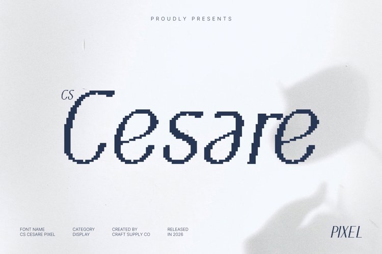 Preview of CS Cesare Pixel Font
