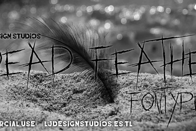 dead feather Font