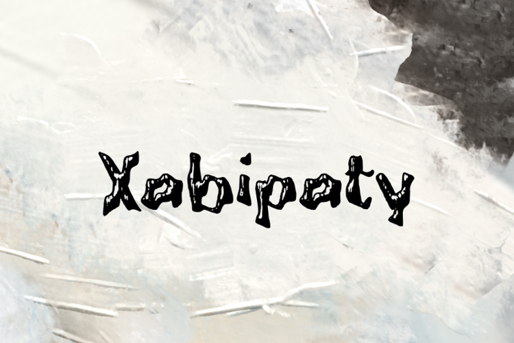 Preview of x  Xabipaty Font