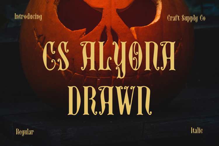 CS Alyona Drawn Font